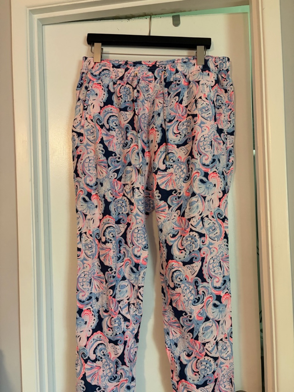 Lilly Pulitzer linen NWT Pants - Navy, Pink, Light Blue